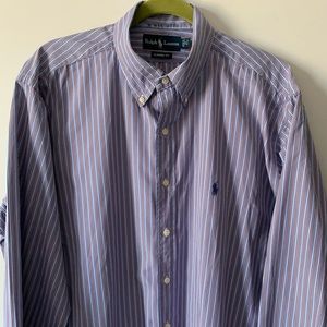 Polo Ralph Lauren stripe Casual Cotton Shirt XL/XXL